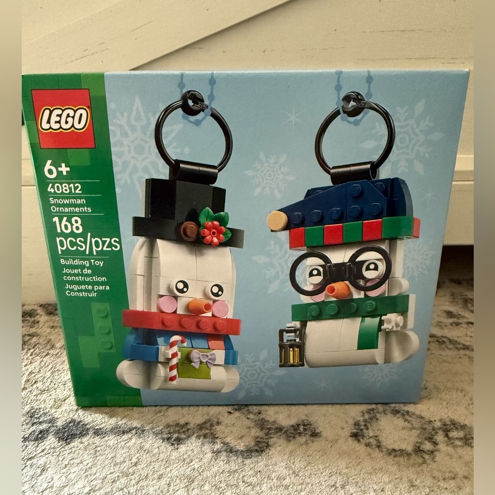 LEGO Snowman Ornaments Set 40812 - NIB